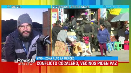 Vecinos amenazan bloqueos si el conflicto por el mercado paralelo continua en La Paz
