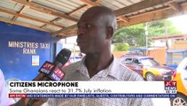 Citizens Microphone: Some Ghanaians react to 31.7 July inflation - AM Show on Joy News