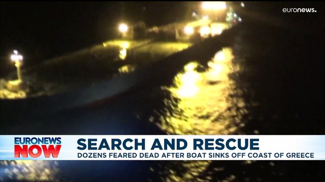 Dozens missing after migrant boat sinks off coast of Greek island