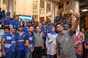 Tuzla Belediyesi çalışanlarından Başkan Yazıcı'ya 'yüzde 80 zam' teşekkürü