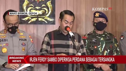 Hasil Pemeriksaan Perdana, Ferdy Sambo Mengaku Marah dan Emosi Karena Perlakuan Brigadir J!