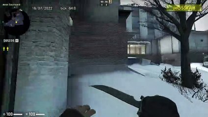 How to Smoke Mid on Office, option 1 - CSGO