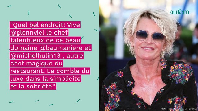 Sophie Davant : elle s’affiche bronzée au côté d’un célèbre chef