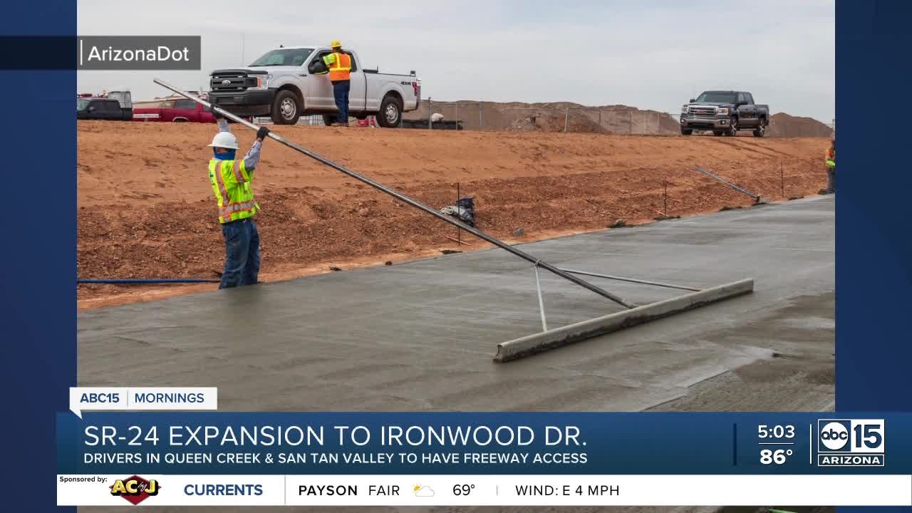 SR-24 expansion to Ironwood Drive set to open