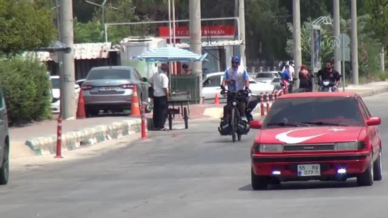 Osmaniye gündem: OSMANİYE  - Hasta çocuklar için "emanet" bisikletle Adana'dan Türkiye turuna çıktı