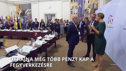 A dán miniszterelnök nemzetközi konferencián gyűjt pénzt az ukrán fegyverkezésre