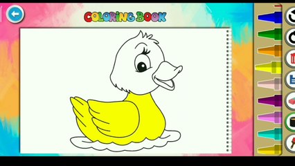 Duck Drawing | Drawing For Kids | Colouring Video