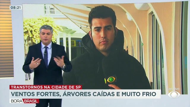 Transtornos em São Paulo: ventos fortes, árvores caídas e muito frio
