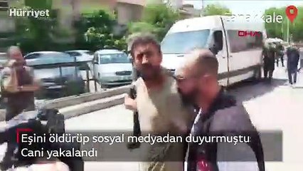 Eşini öldürüp, sosyal medyadan 'gururlu hissediyor' paylaşımı yapan şüpheli yakalandı