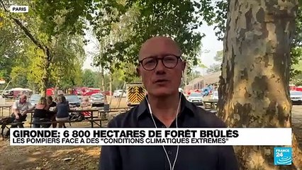 Incendie en Gironde: "Nous sommes dépendants de la météo"