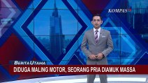Kepergok Saat Diduga Hendak Mencuri Motor, Seorang Pria di Probolinggo Babak Belur Diamuk Massa!