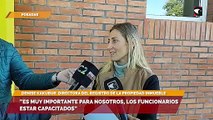 “Es muy importante para nosotros, los funcionarios estar capacitados”