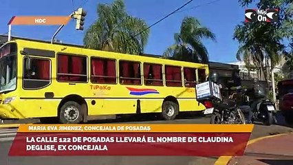La calle 122 de Posadas llevará el nombre de Claudina Deglise, ex concejala