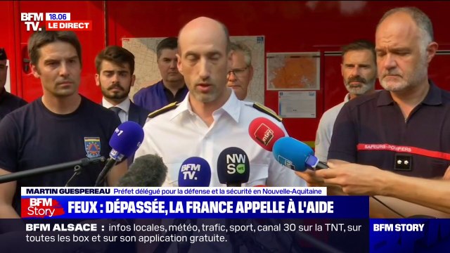 Incendie en Gironde: la préfecture demande aux personnes évacuées de respecter l'évacuation