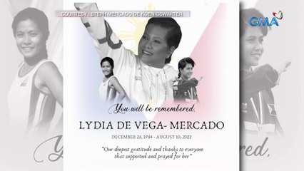 Asia's sprint queen Lydia De Vega, pumanaw na sa edad na 57 dahil sa breast cancer | Saksi