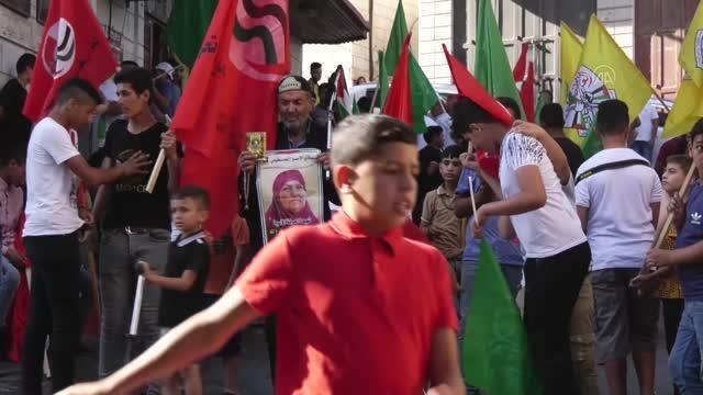 Son dakika haber... Batı Şeria'da cenaze töreni