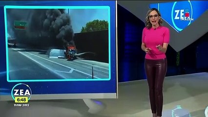 VIDEO: Avión aterriza en una autopista de California