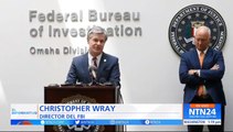Director del FBI denuncia amenazas a sus agentes tras el allanamiento a la casa de Donald Trump