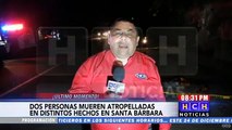 Dos personas mueren en distintos accidentes viales en Santa Bárbara