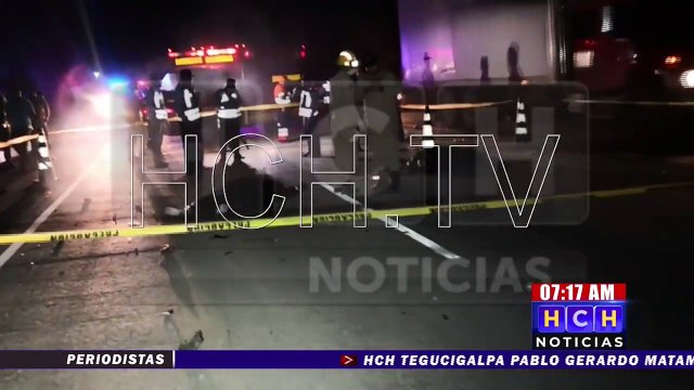 Dos motociclistas mueren al impactar contra un camión en Siguatepeque