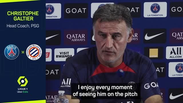 Galtier sees Messi 'flourishing' at PSG