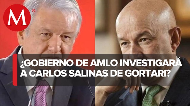 Son procesos de la FGR, investigar a Salinas de Gortari : AMLO