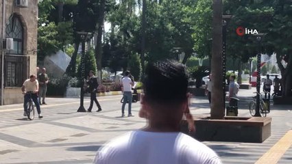 SGK önünde silahı başına dayadı, korku dolu anlar yaşattı