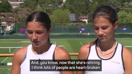 Скачать видео: 'I aspire to be her' - young players look back on Williams' career