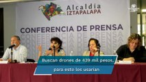 Iztapalapa quiere drones de 439 mil pesos; Clara Brugada explica que son para vigilancia de panteón