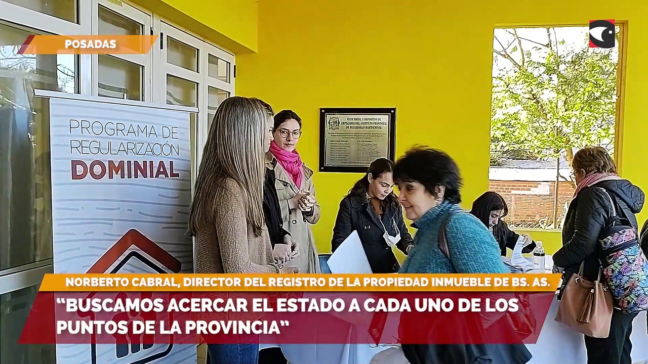 “Buscamos acercar el estado a cada uno de los puntos de la provincia”