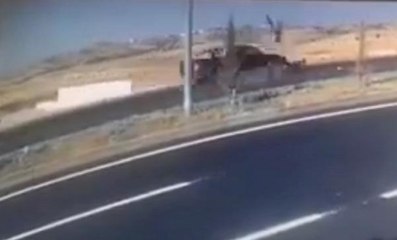 KAMYONETLE ÇARPIŞAN MOTOSİKLETLİ 5 GÜN SONRA ÖLDÜ; KAZANIN GÖRÜNTÜLERİ ORTAYA ÇIKTI