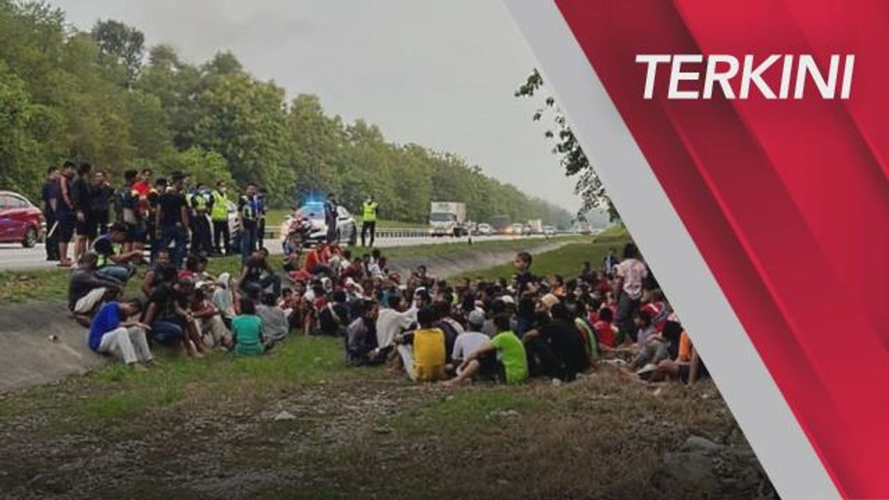 [TERKINI] 527 tahanan depoh imigresen sementara di Sungai Bakap lolos