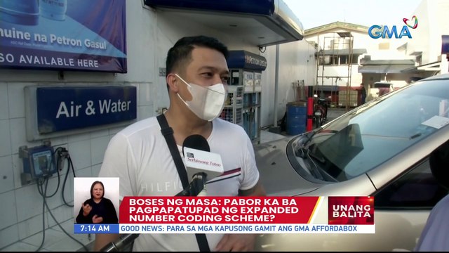 #BosesNgMasa: Pabor ka ba sa pagpapatupad ng expanded number coding scheme? | UB