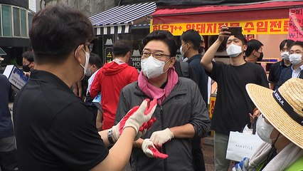 [뉴스라이더]마트 찾은 尹 "추석 물가 잡을 것"...與 "비 왔으면" 망언 파장 / YTN