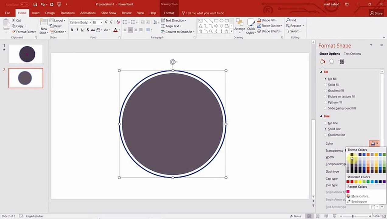 Circles Power Point Animation Tutorial - video Dailymotion
