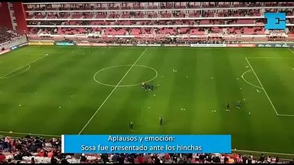 Lo recibieron como un "Principito": Sosa fue ovacionado por los hinchas