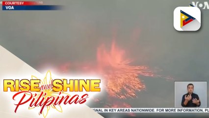 Nasa 200 bumbero, nagtulong-tulong sa pag-apula sa wildfire sa Gorma, California
