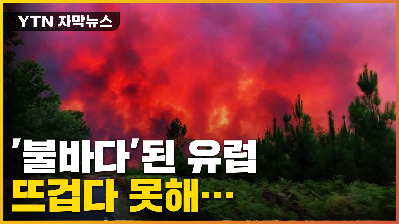 [자막뉴스] '최악의 여름' 보내는 유럽...대륙이 불타고 있다 / YTN
