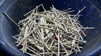 Pencils made from old newspapers could reduce pollution