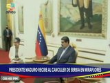 Presidente Maduro recibe al canciller de la República de Serbia, Nikola Selaković en Miraflores