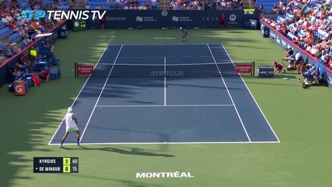 Kyrgios rolls past De Minaur in Montreal