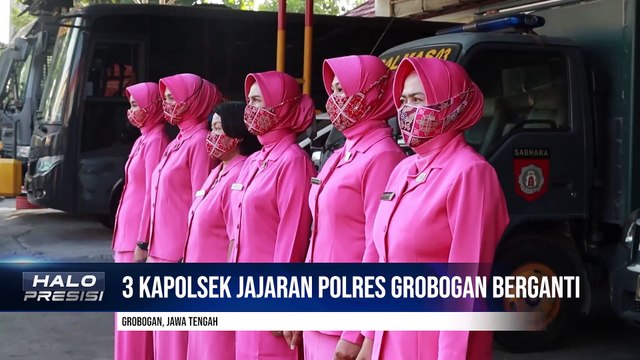 Kapolres Grobogan Pimpin Sertijab Kasat Lantas Dan Kapolsek