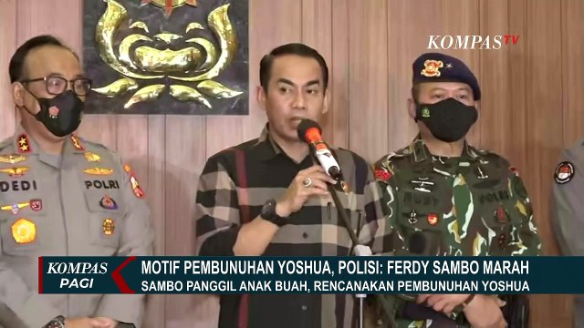 Soal Motif Pembunuhan Brigadir Yoshua, Polisi: Ferdy Sambo Marah dan Emosi