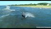 Guy Goes Kitesurfing in Lake Michigan