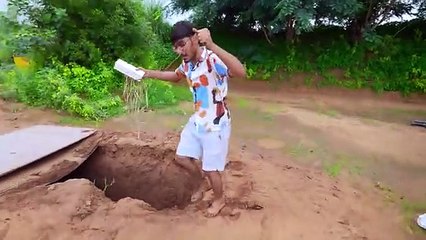 We Made a Secret Swimming Pool Underground | 100% Real || CRAZY XYZ