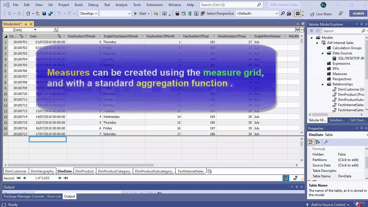 Create measures Part 1
