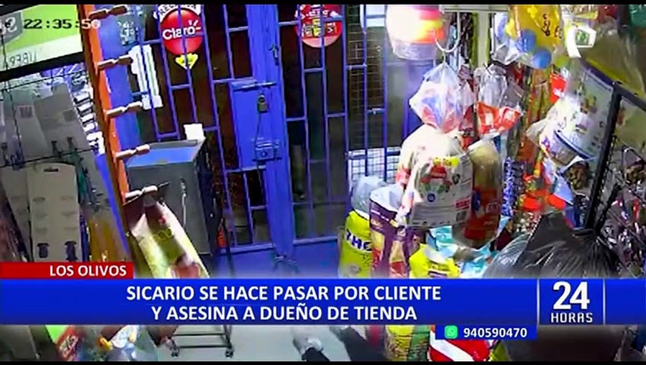 Los Olivos: Dos sicarios disparan contra bodeguero hasta asesinarlo