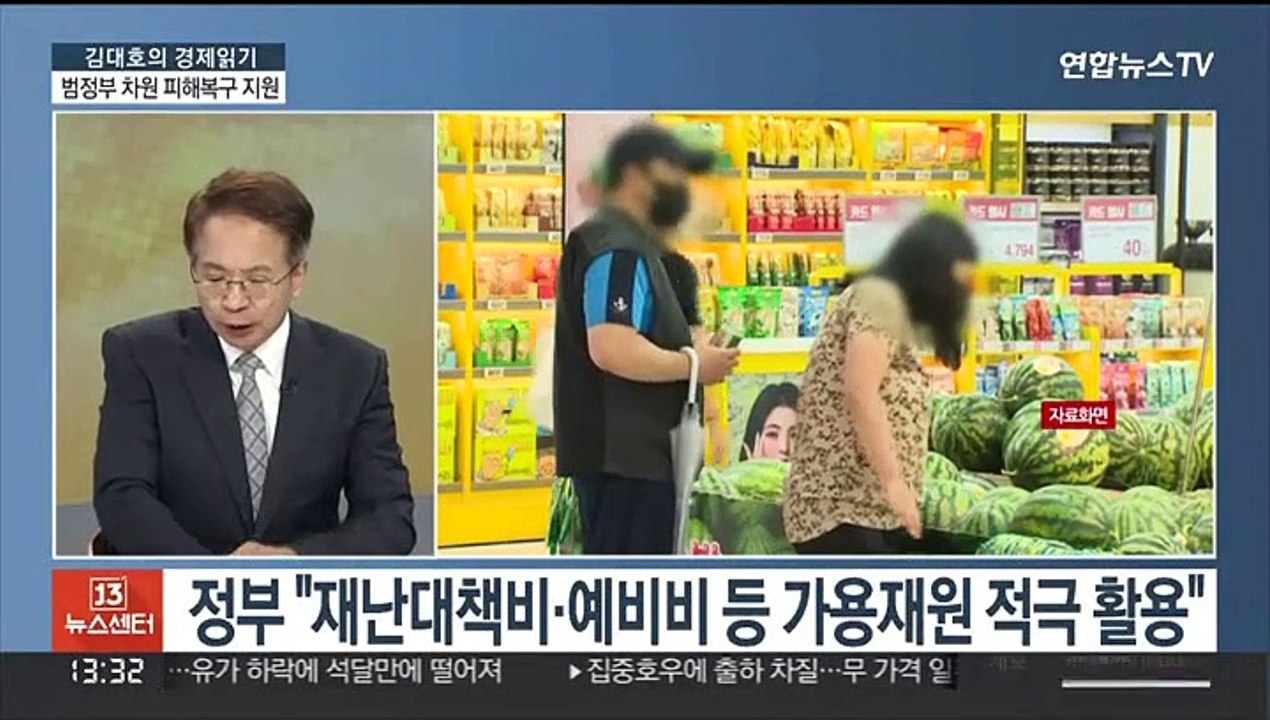 [김대호의 경제읽기] 폭우에 밭작물 가격 상승…정부 "수해복구비 신속 지원"