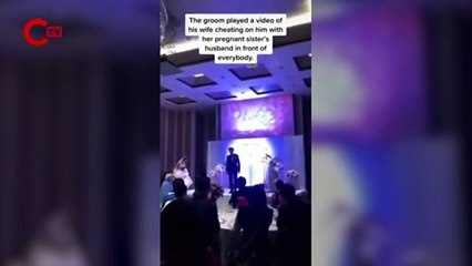 Damat, gelini düğün günü ifşa etti