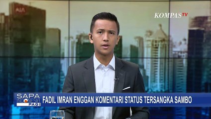 Sempat Berpelukan, Irjen Fadil Imran Enggan Komentari Status Tersangka Ferdy Sambo